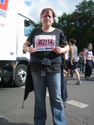 Magda beim Frauenlauf